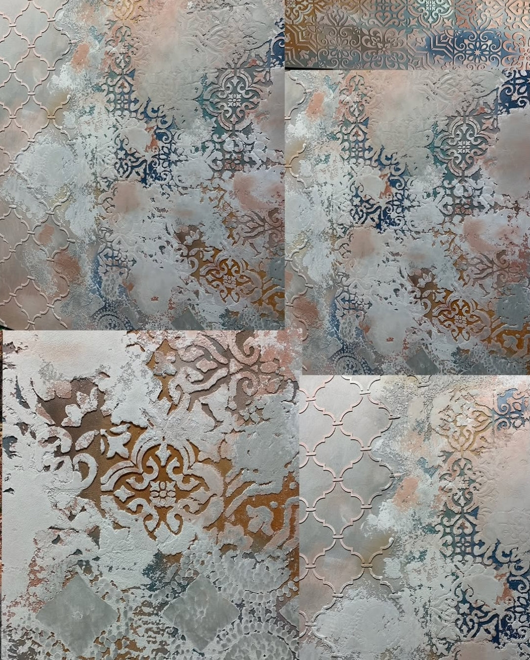 Stencil DFA Square pattern for plaster and paint 0.3-1 mm (K00115)