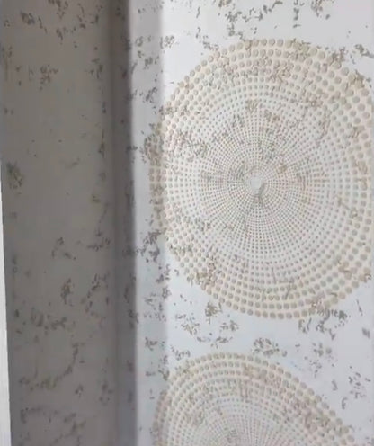Inspiration in the details: DFA stencil Round pattern for true connoisseurs of style 0.3-1 mm (C00016-d)
