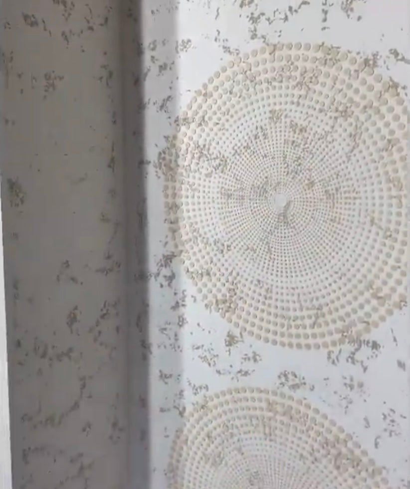 Inspiration in the details: DFA stencil Round pattern for true connoisseurs of style 0.3-1 mm (C00016-d)