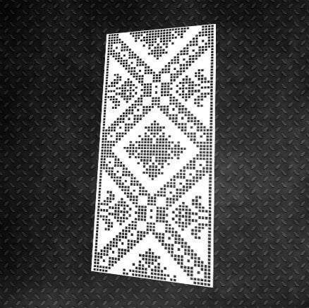 Stencil DFA Embroidery for plaster and paint 0.3-1mm (Z00014)