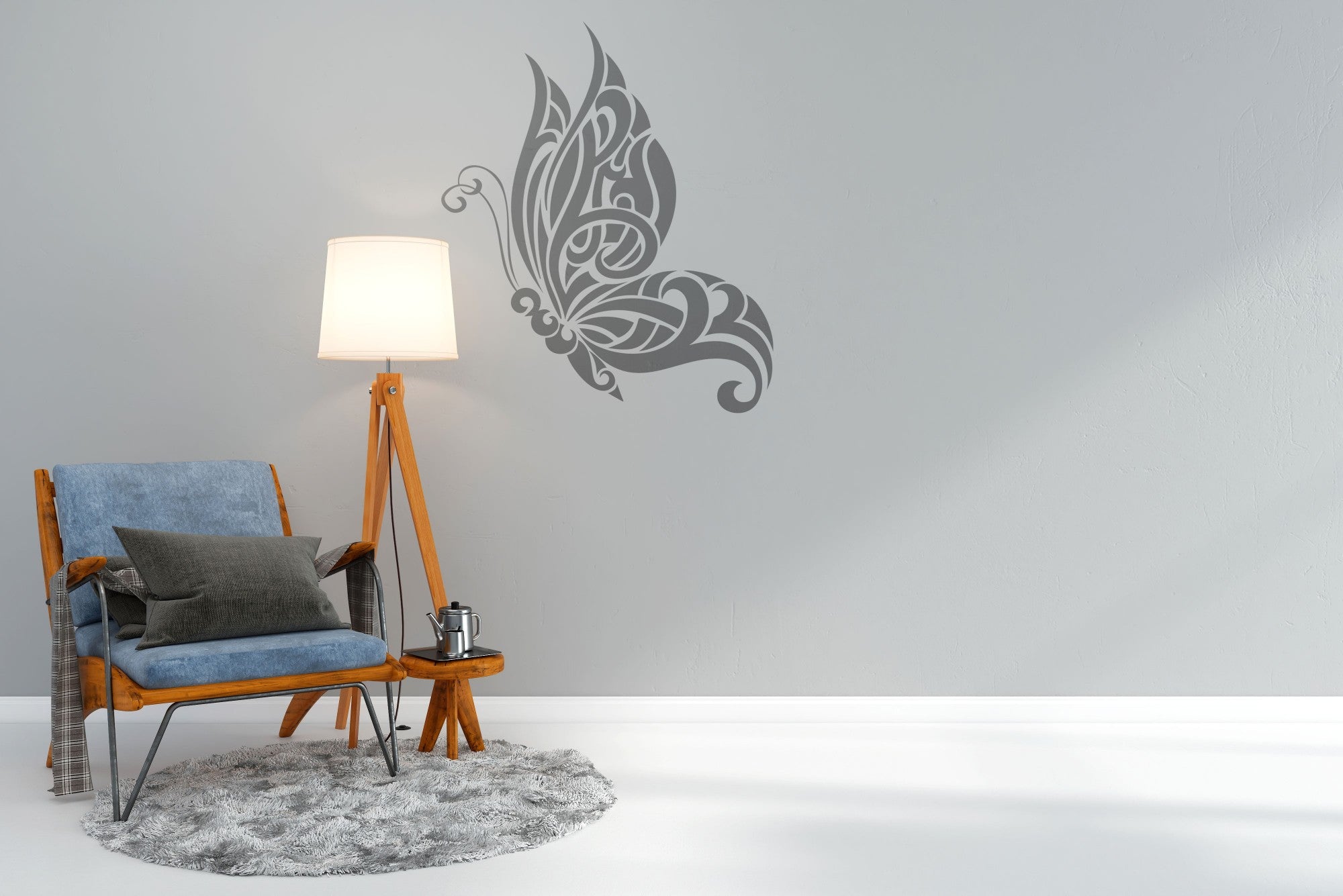 Stencil DFA Animal butterfly for plaster and paint 0.3-1mm (J00016)
