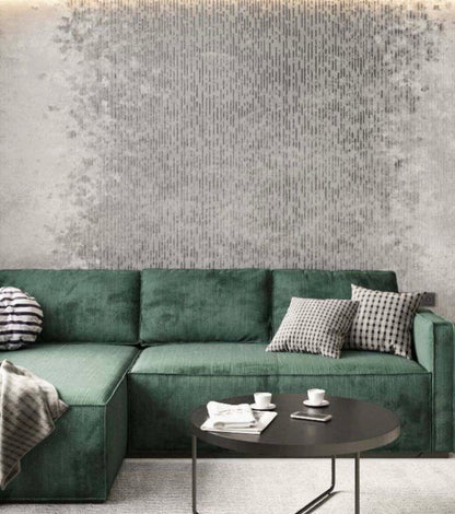 Modern design with stencil DFA Geometry for decorative plaster and paint 0.3-1 mm (G00012)