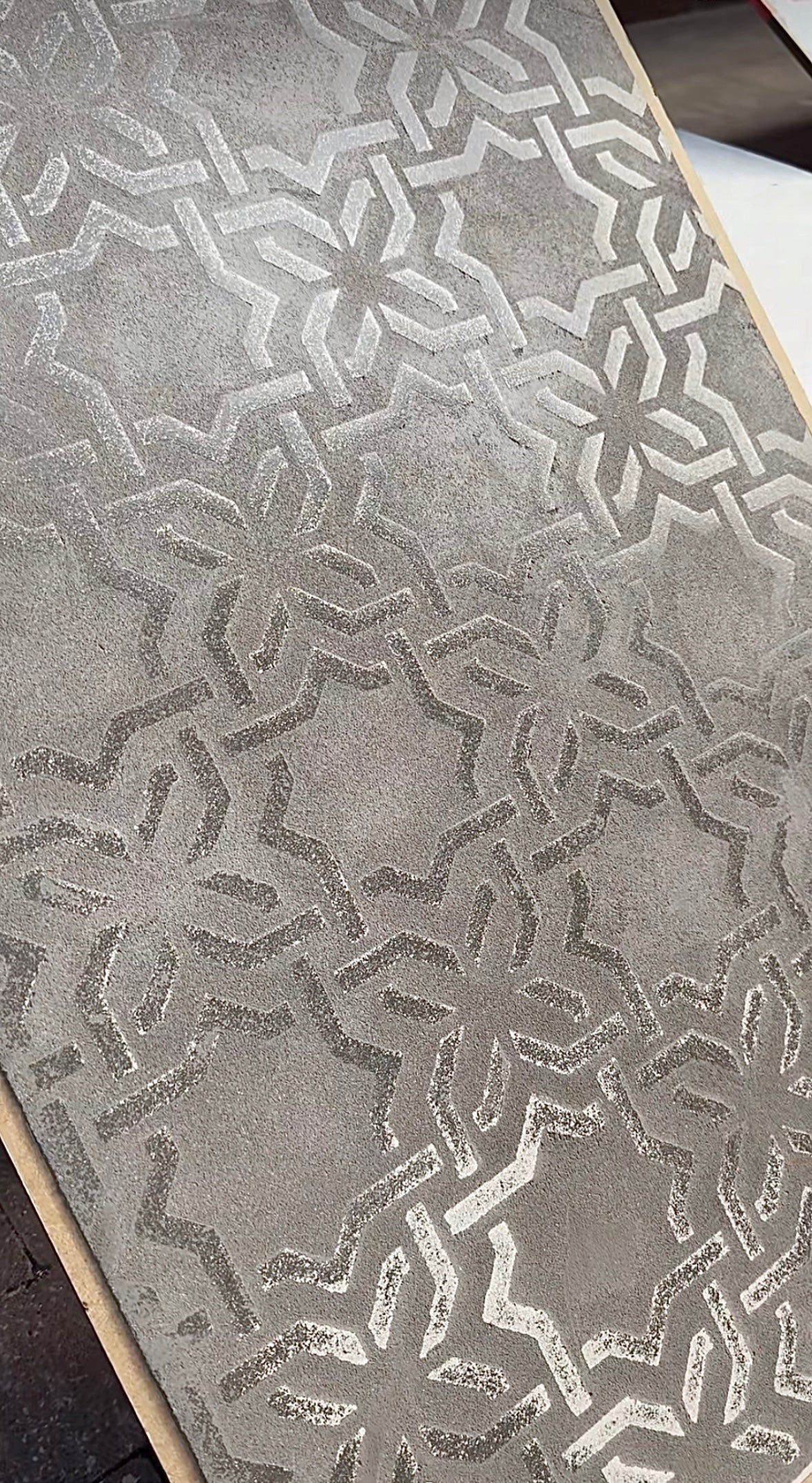 Create a unique geometric interior design with DFA stencil Geometry 0.3-1 mm (G00003)