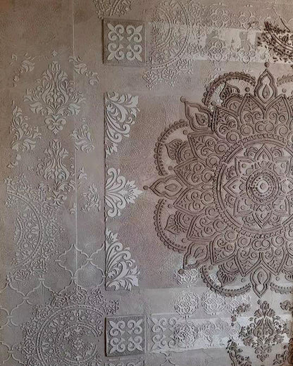Stencil DFA reusable Round pattern 26 for plaster and paint 0.3-1mm (C00026)