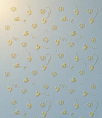 Bees on the walls – a magical atmosphere for a child's room with DFA 0.3–1 mm (E00099)