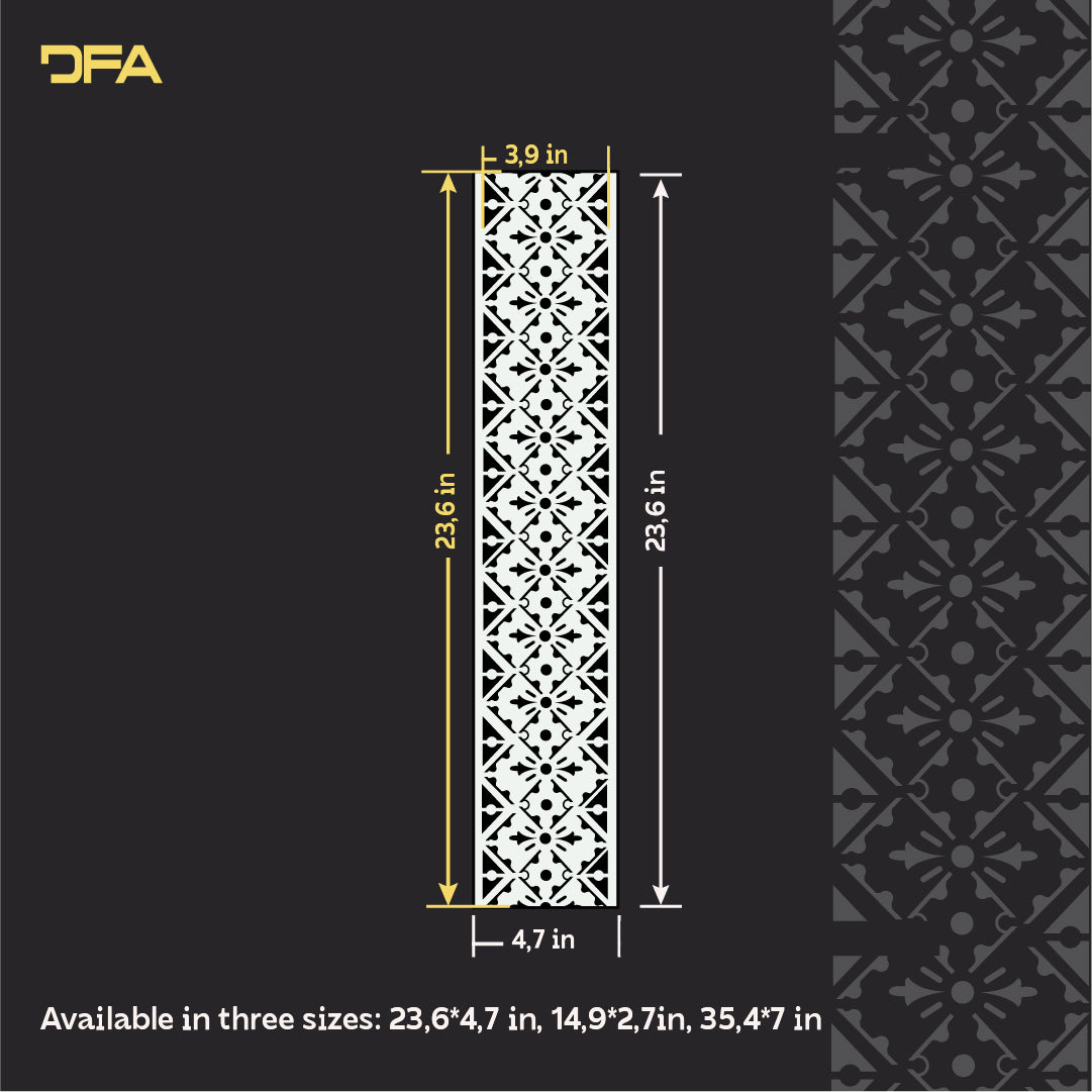 DFA professional border – fast and neat decorative effect 0.3-1 mm (B00092)