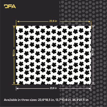Spring mood in the children's room - DFA stencil floral ornament 0.3-1 mm (E00086)