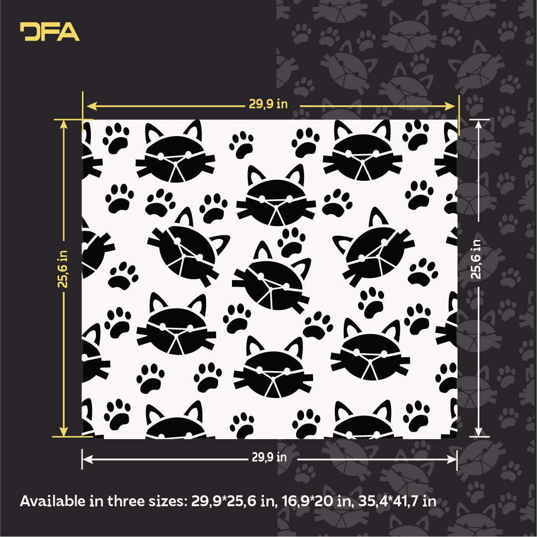 Cheerful children's decor with DFA Cats - comfort and joy in the room 0.3-1 mm (E00087)