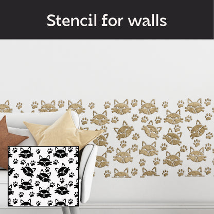 Cheerful children's decor with DFA Cats - comfort and joy in the room 0.3-1 mm (E00087)