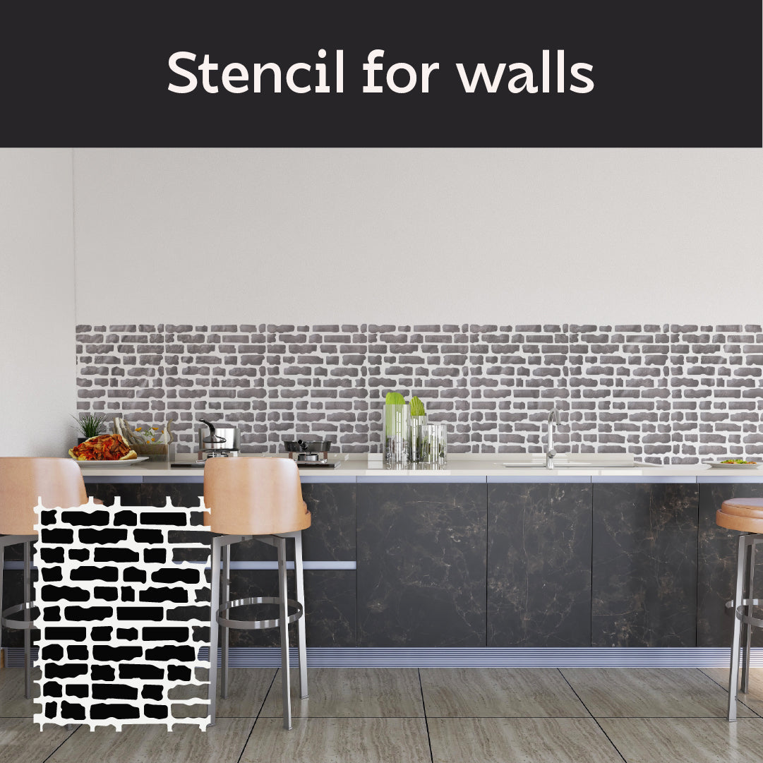 DFA Paving stencil – create a natural stone effect under plaster and paint 0.3-1 mm (F00019)