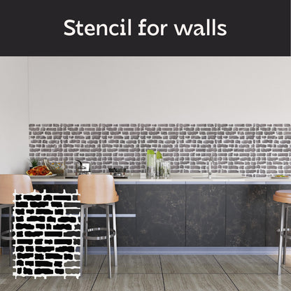 DFA Paving stencil – create a natural stone effect under plaster and paint 0.3-1 mm (F00019)