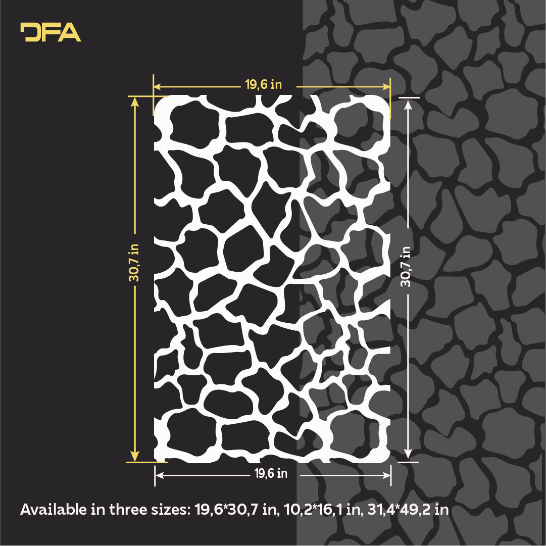 DFA Masonry Stencil – a quick and effective way to decorate walls with plaster and paint 0.3-1 mm (F00020)