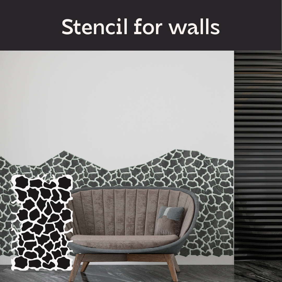DFA Masonry Stencil – a quick and effective way to decorate walls with plaster and paint 0.3-1 mm (F00020)