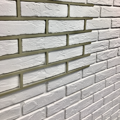 Stencil DFA Facade Bricks 4mm reusable for decorative plaster 39*78 6x25 + as a gift curb and separate brick 25x6.5 (F00003)