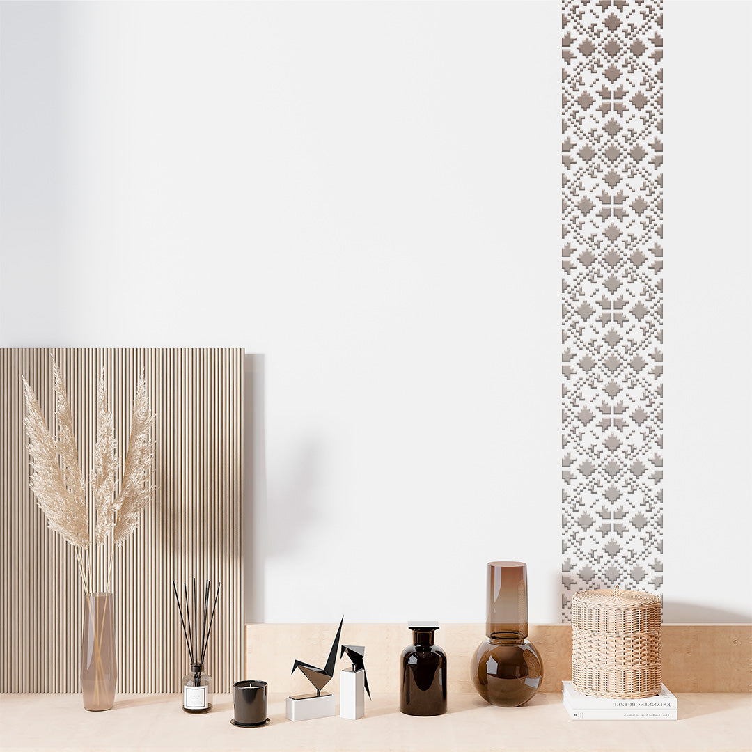 Create a national color: DFA stencil "Embroidery" for your interior 0.3-1 mm (Z00037)