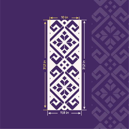 Geometric stencil DFA - style and originality in the interior 0.3-1 mm (G00153)
