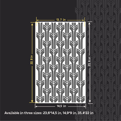 DFA Geometry Stencil: Create stylish 3D decor that is always in fashion! 0.3-1 mm (G00156)