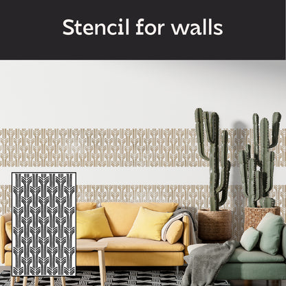 DFA Geometry Stencil: Create stylish 3D decor that is always in fashion! 0.3-1 mm (G00156)