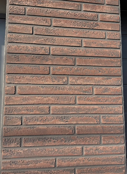 DFA Stencil Facade Bricks reusable for decorative plaster and paint 0.3-1mm 36*97 31x4cm 1 mm (F00008)