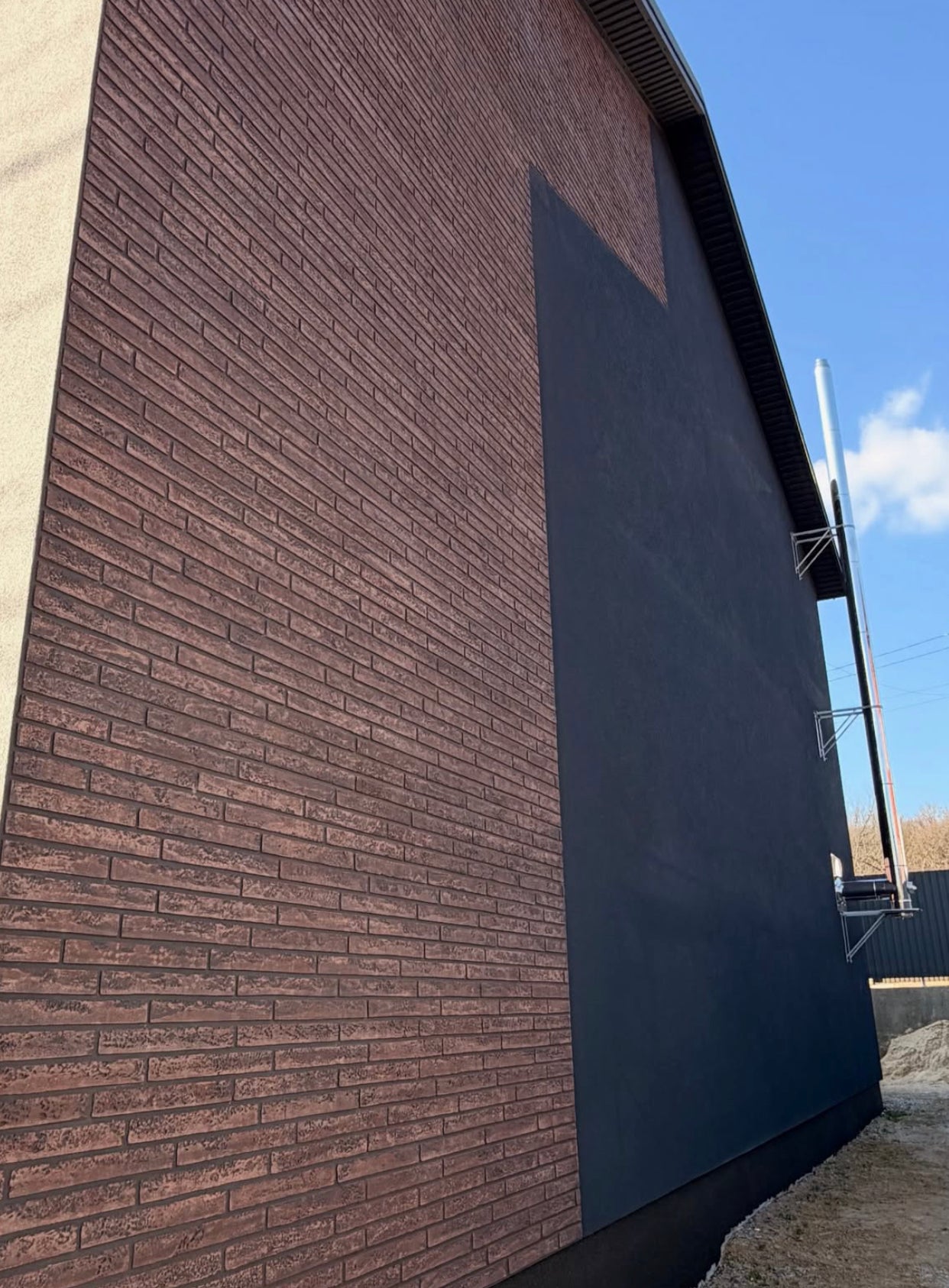 DFA Stencil Facade Bricks reusable for decorative plaster and paint 0.3-1mm 36*97 31x4cm 1 mm (F00008)