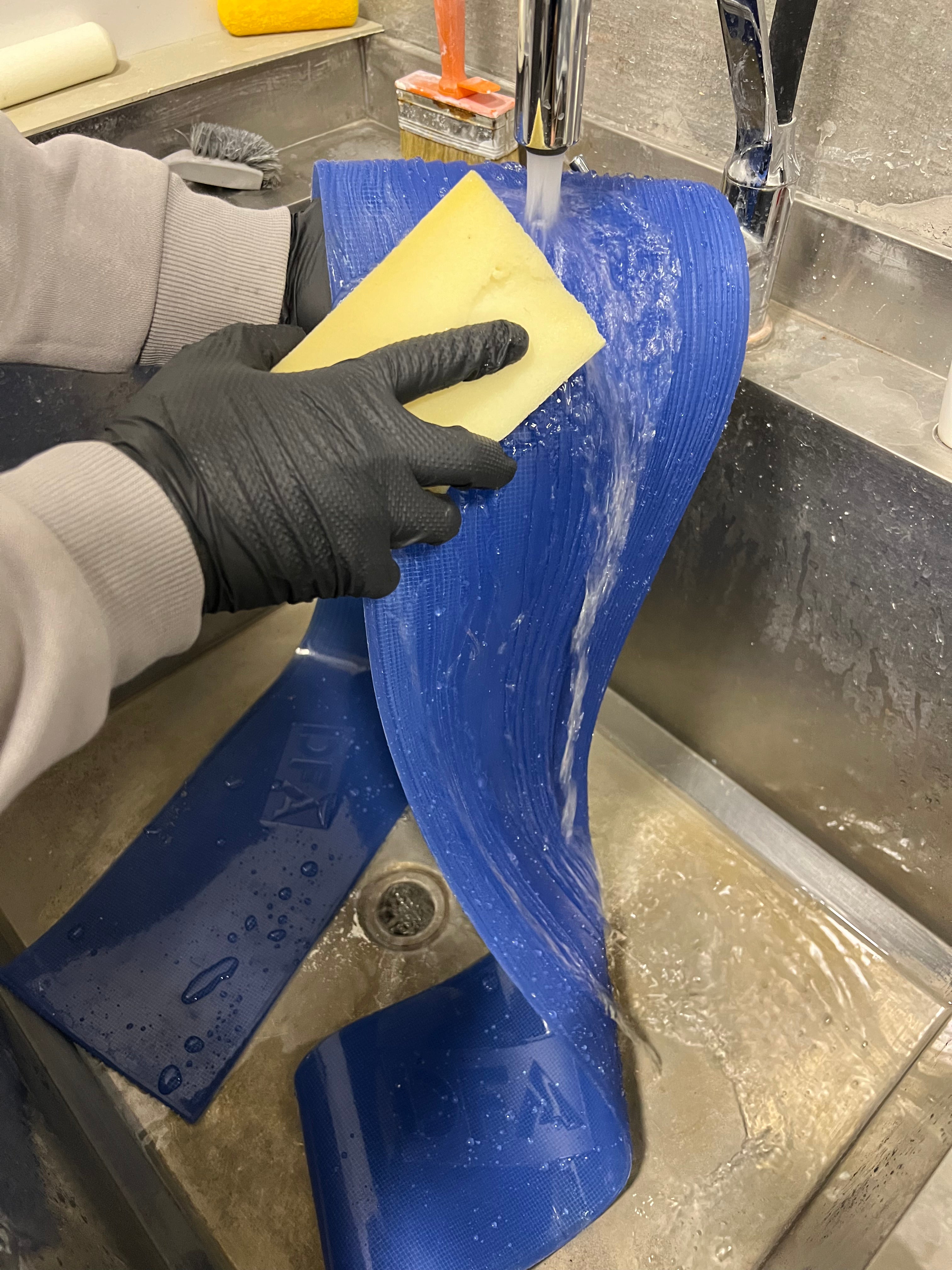 Silicone impression for decoration Tree 2 (blue) W00022