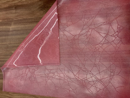 Silicone impression for decoration Marble veins red W00003