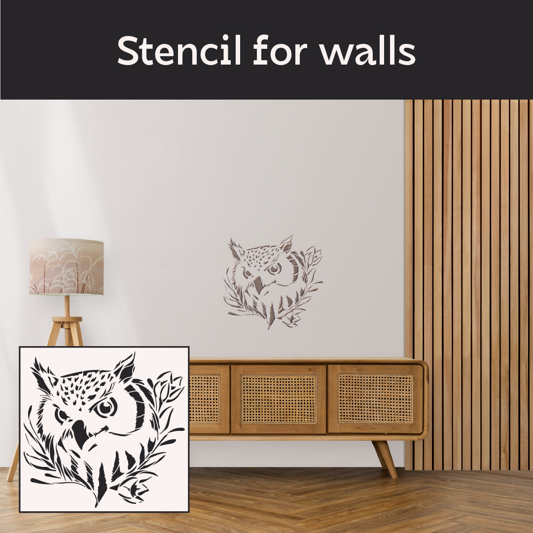 Stencil DFA Owl - create a unique atmosphere 0.3-1 mm (J00057)