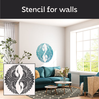 Stencil DFA Birds: Enliven your home with the beauty of nature 0.3-1 mm (J00058)