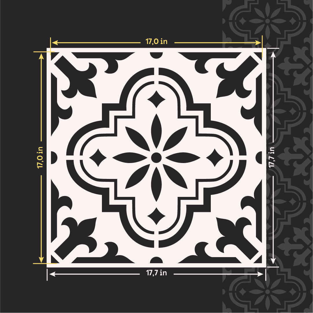 Luxury Interior DFA Stencil Square Pattern 0.3-1mm (K00116)