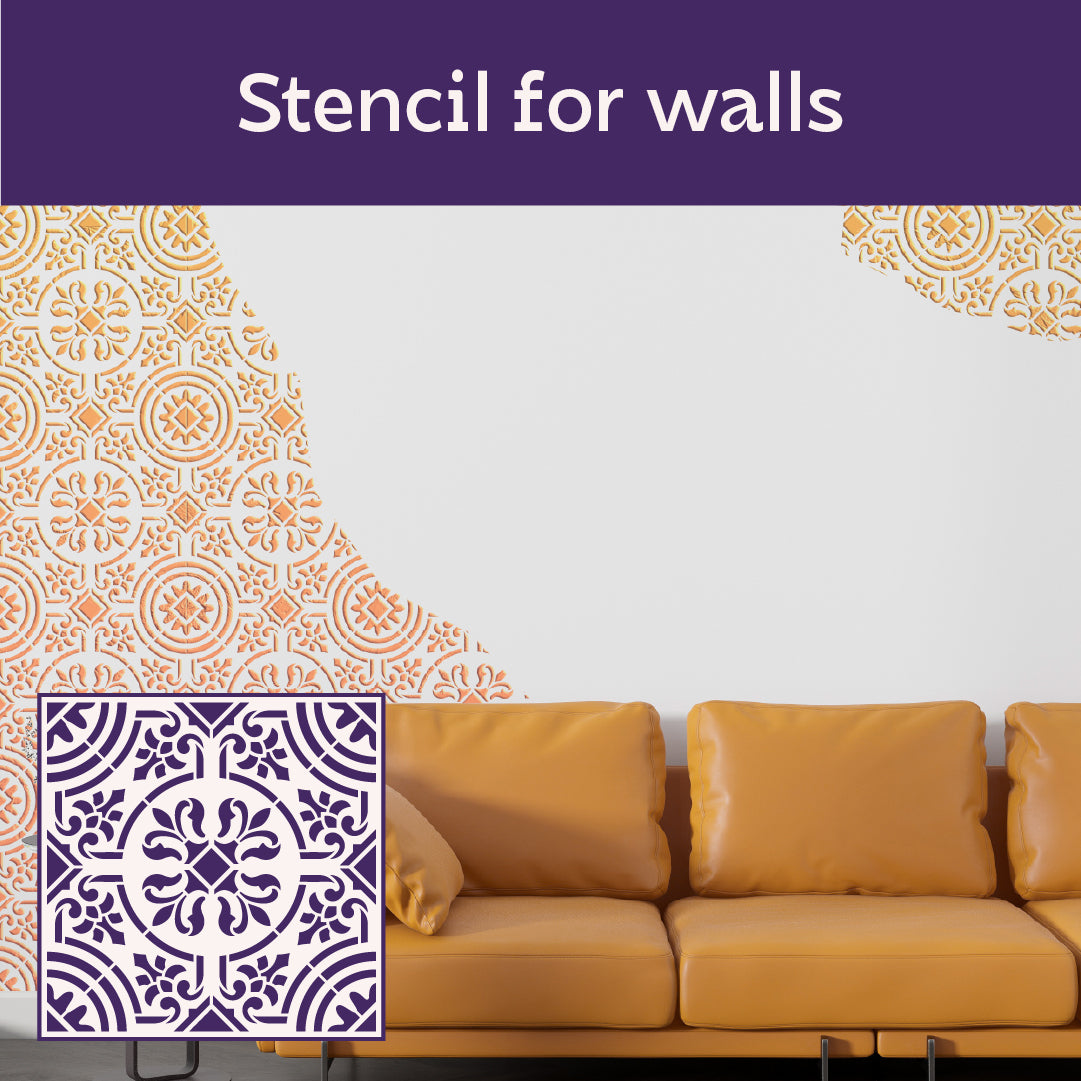 Create an original style with DFA Stencil Square Pattern 0.3-1mm (K00125)