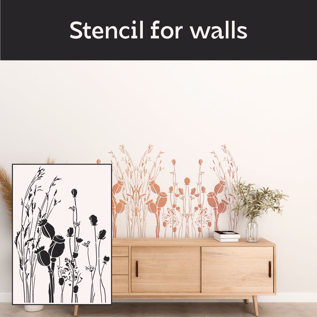 Stencil for walls nature DFA for plaster and paint 0.3-1 mm (P00159)