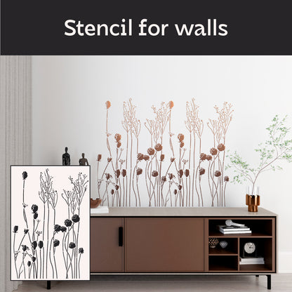 Stencil for walls nature DFA for plaster and paint 0.3-1 mm (P00160)