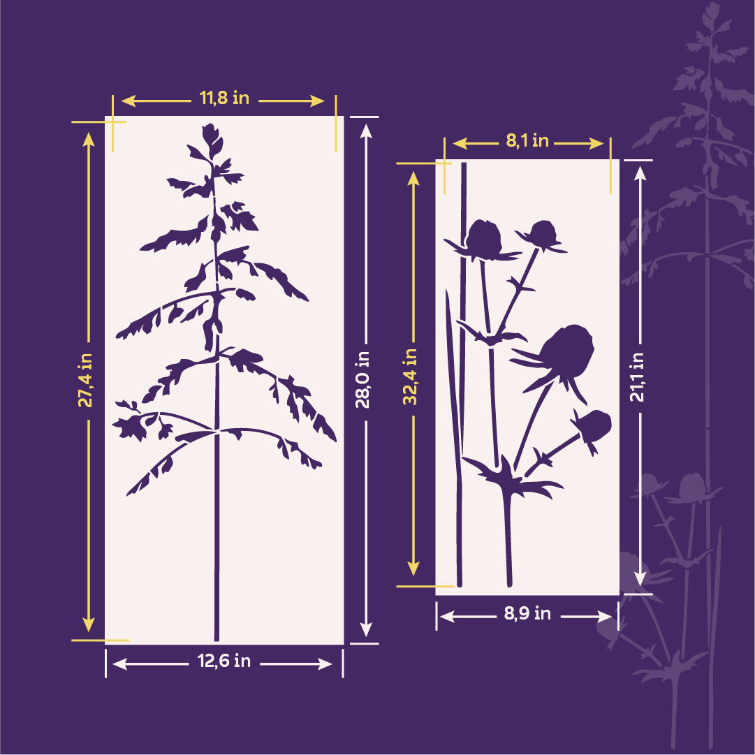 Wall decor with natural motifs DFA - simple, fast, beautiful 0.3-1 mm (Р00170)