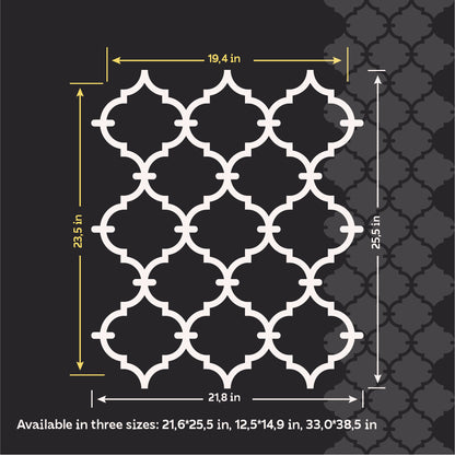 Create a sophisticated design with the DFA Oriental Ornament Stencil 0.3-1 mm (V00082)