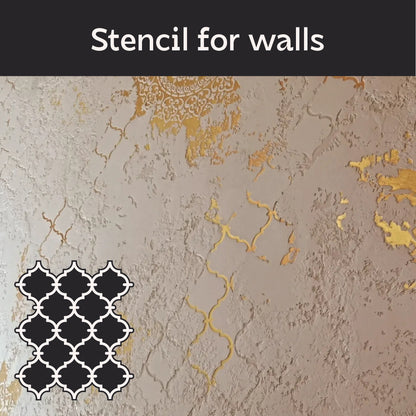 Create a sophisticated design with the DFA Oriental Ornament Stencil 0.3-1 mm (V00082)