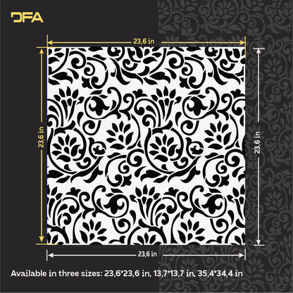 Elegant oriental patterns DFA for stylish interior 0.3-1 mm (V00088)