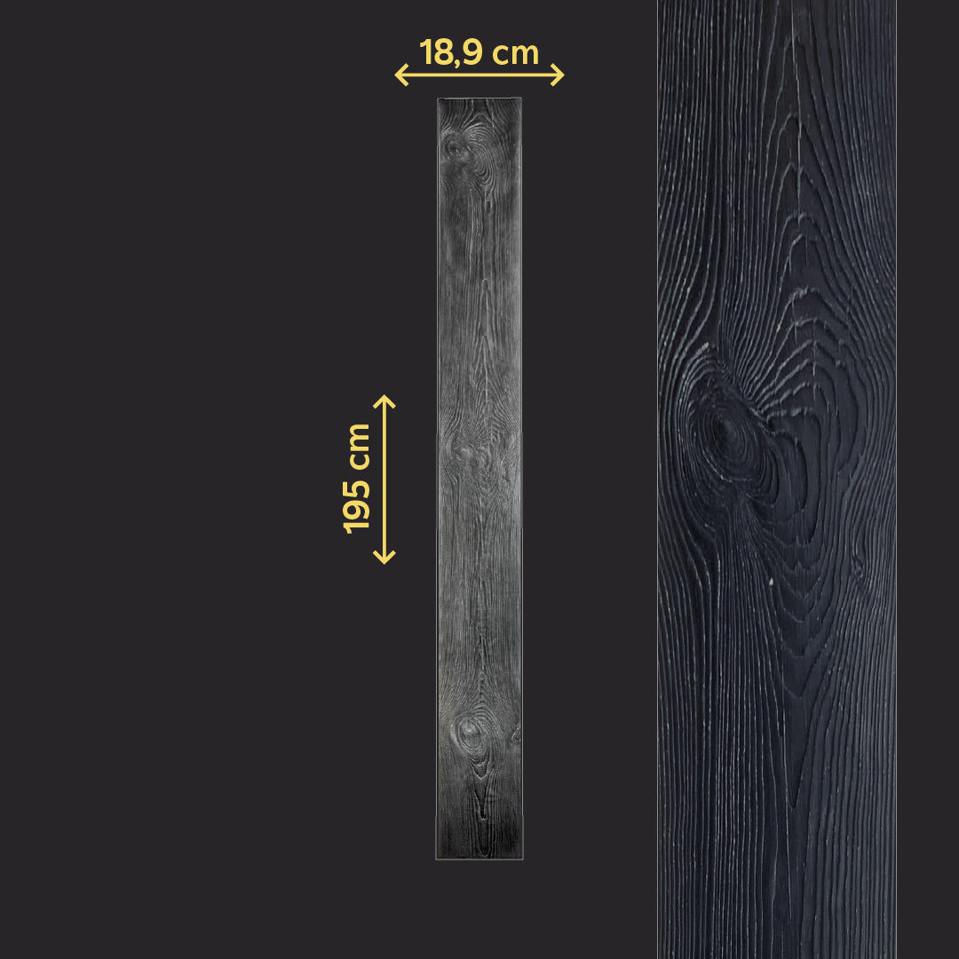 Silicone impression for decoration Tree 1 (black) W00021