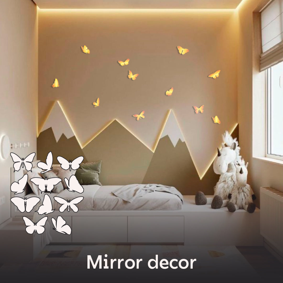 Liven up your interior: Butterfly decor that will fill your home with charm, 11 pcs (YA00004)