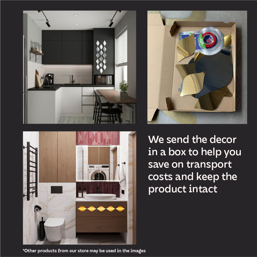 Light and Space: DFA Mirror Diamonds for Amazing Reflections, 5pcs/10pcs/15pcs (YA00010)