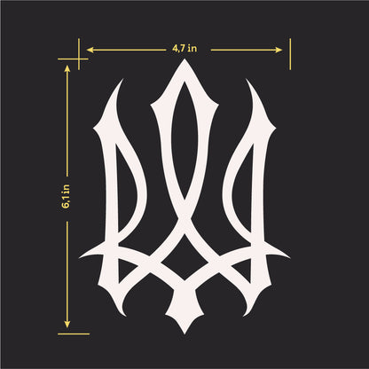 Exclusive decor: Mirror coat of arms of Ukraine from DFA for modern interiors (YA00012)