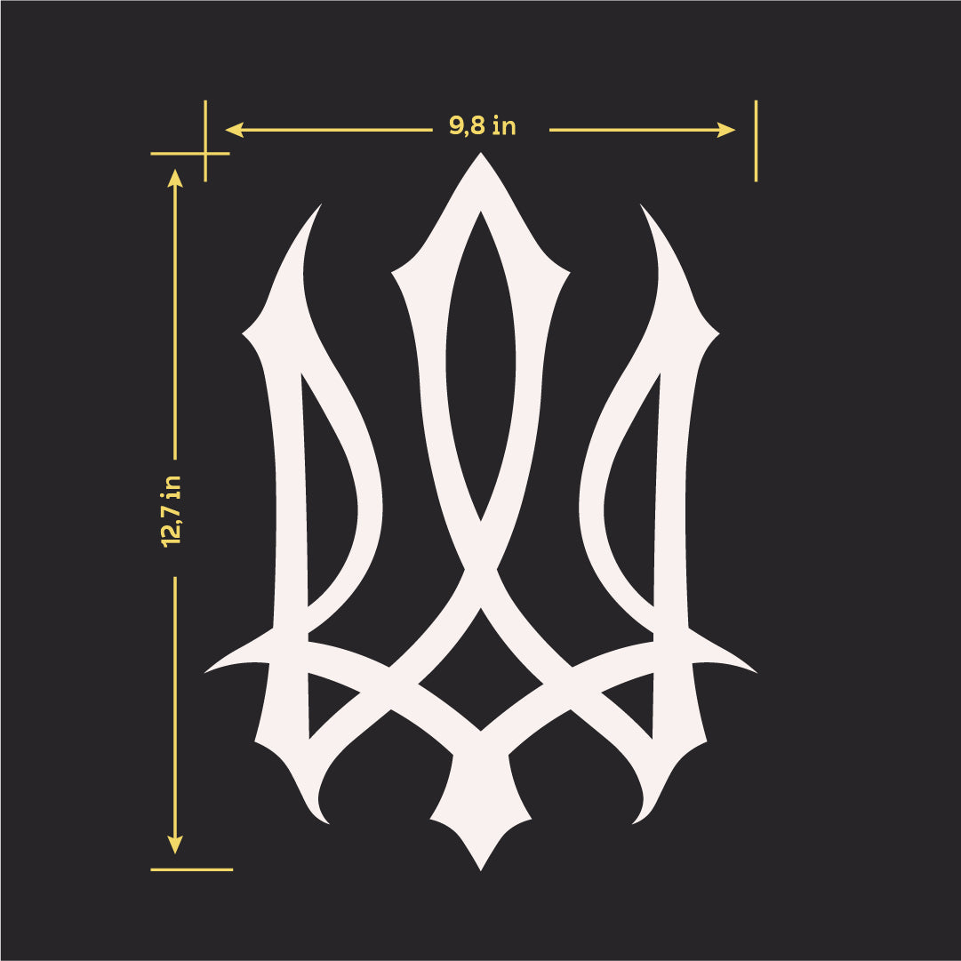 Symbol of the nation in your home: Mirror coat of arms of Ukraine DFA (YA00013)