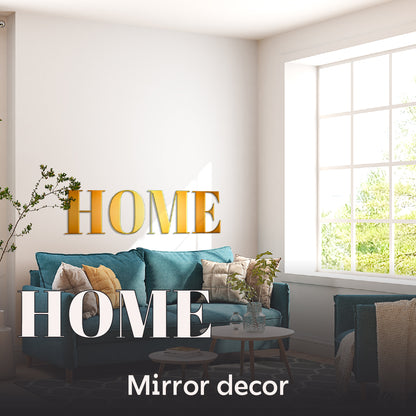 Elegance and space: mirror inscription HOME by DFA (YA00020)