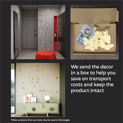 DFA Mirror Birds: Add natural elegance to your interior, 21 pcs (YA00023)