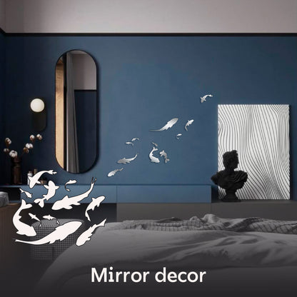 We visually expand the space: Fish decor for a stylish and bright interior, 11 pcs (YA00025)