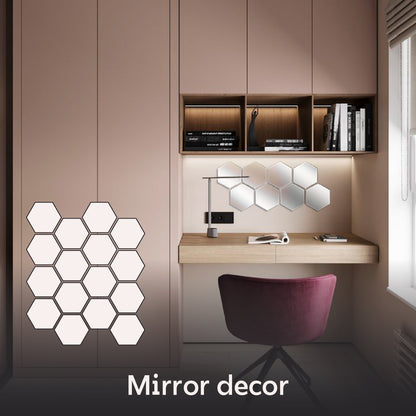 Mirror decor DFA Sota - visual expansion of space and elegance, 8 pcs/16 pcs (YA00027)