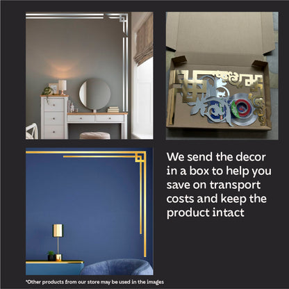 Decorate with ease: DFA Quick Change Mirror Corner Patterns 2pcs/4pcs (YA00037)