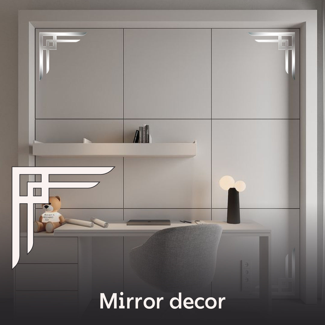 Decorate with ease: DFA Quick Change Mirror Corner Patterns 2pcs/4pcs (YA00037)