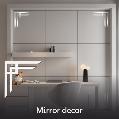 Decorate with ease: DFA Quick Change Mirror Corner Patterns 2pcs/4pcs (YA00037)