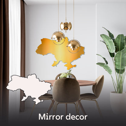 Ukraine in the palm of your hand: DFA mirror map to feel home every day (YA00043)