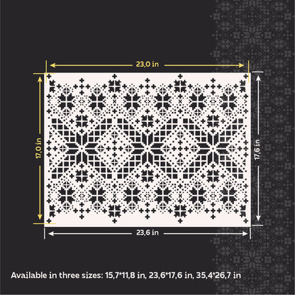 DFA Stencil "Vyshyvanka": Add the soul and authentic beauty of Ukrainian traditions 0.3-1 mm (Z00077)